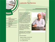 Tablet Screenshot of lakesidetaxservice.com